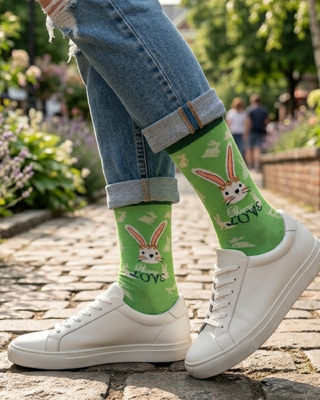 Bunny Love Socks Cute Animal Series